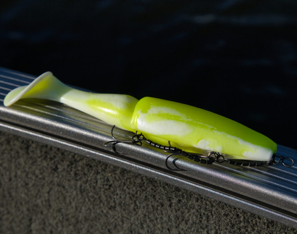 One Up leurre souple montage shallow