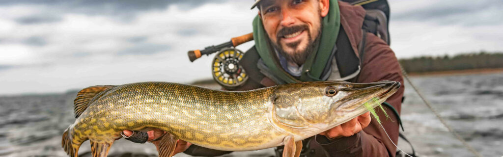 Pêche du brochet à la mouche en automne : techniques et conseils