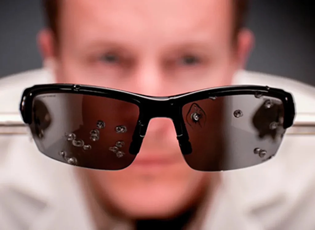 verre lunettes polarisantes polycarbonate impacts