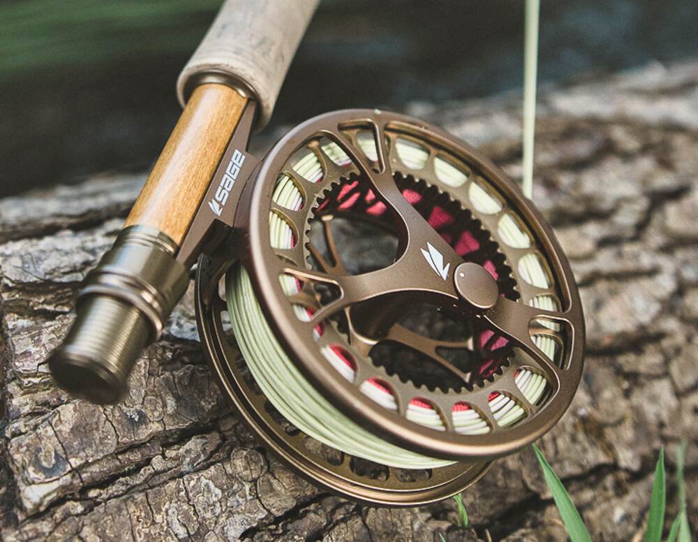 Moulinet soie pêcher mouche truite