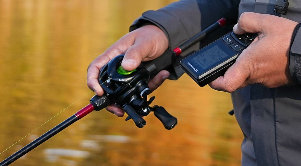 Pêcher moulinet verticale télécommande
