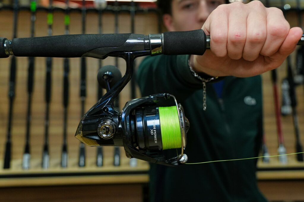 Canne moulinet pêcher spinning