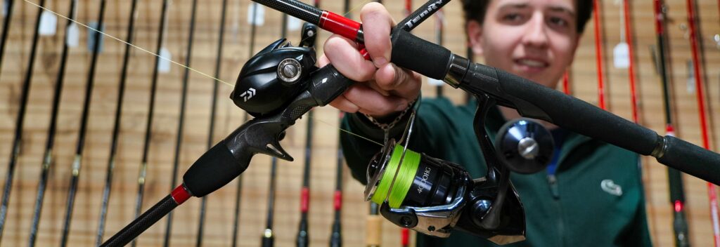 Pêcher en spinning ou en casting ?