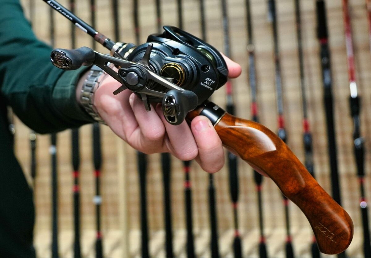 Moulinet canne pêcher baitfinesse