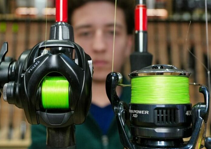 Moulinet casting spinning tresse