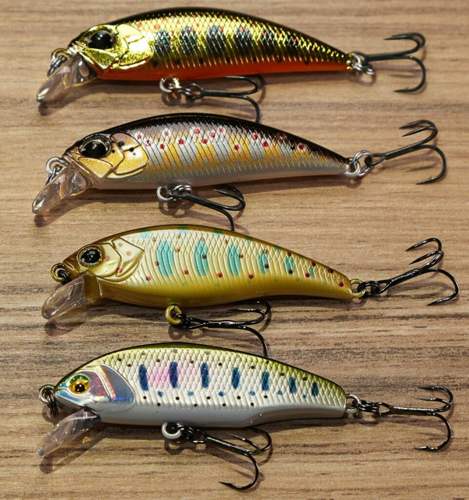 Pêcher truite poisson nageur