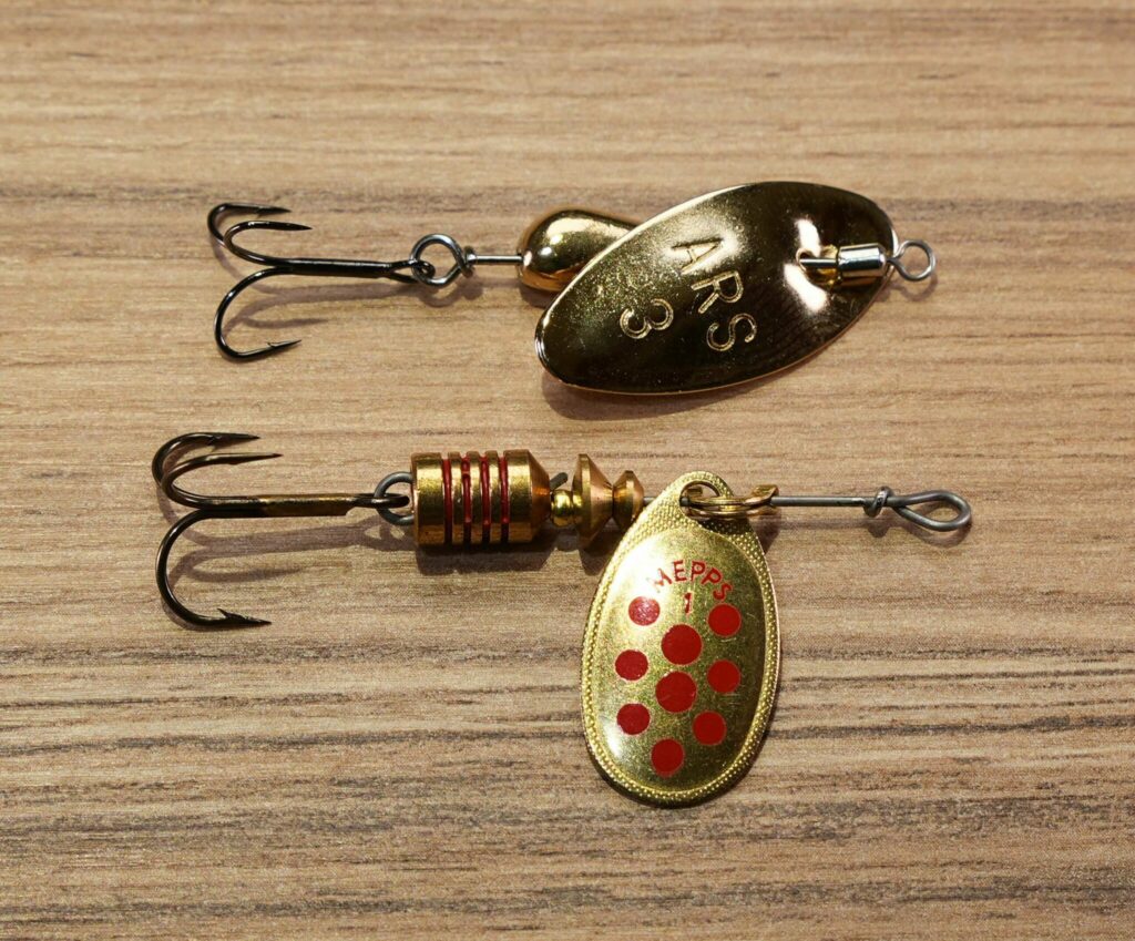 Pêcher truite cuiller tournant 