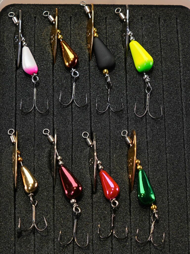 Pêcher truite cuiller tournant ondulante