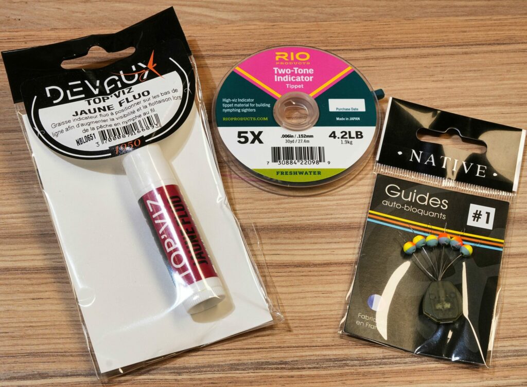 Indicateurs touche toc nymphe