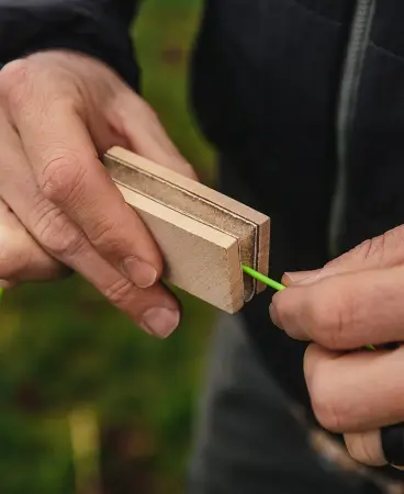Entretenir soie pêche