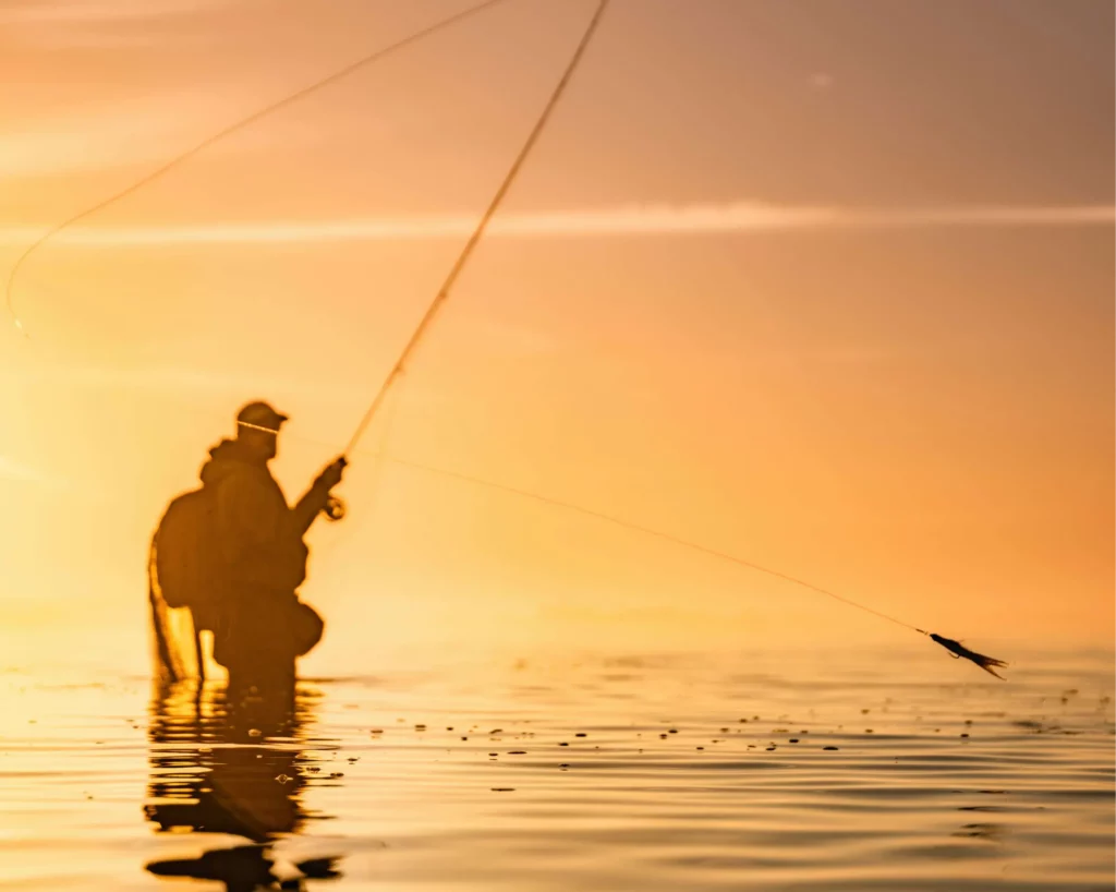 Une canne adaptée pour pêcher le brochet à la mouche