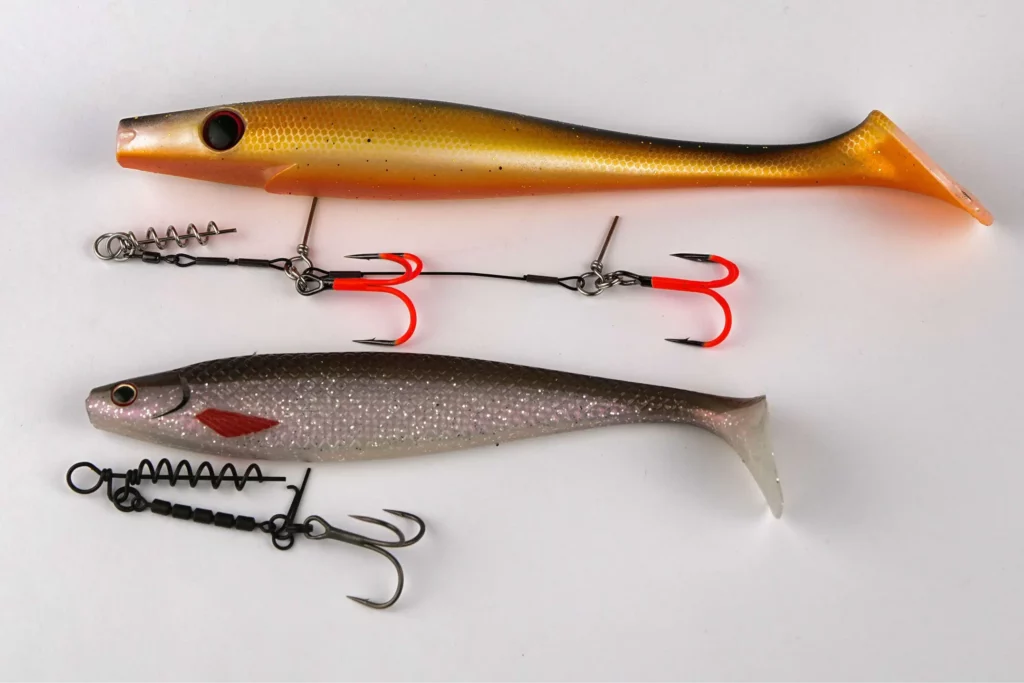 Montage brochet leurre souple Shallow Rig