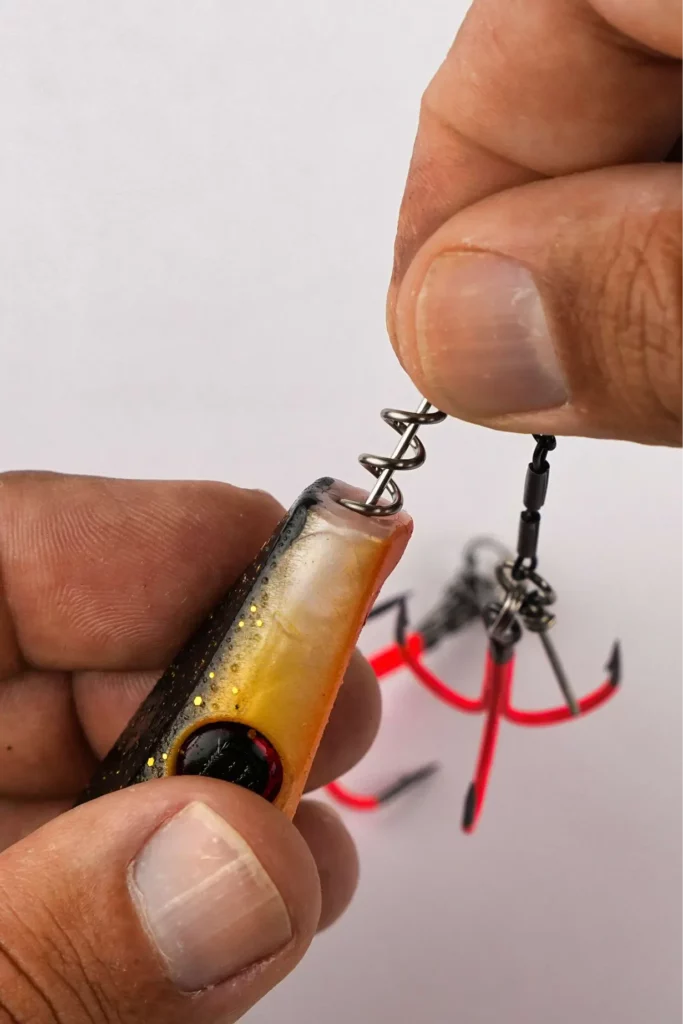 Montage brochet leurre souple Shallow Rig