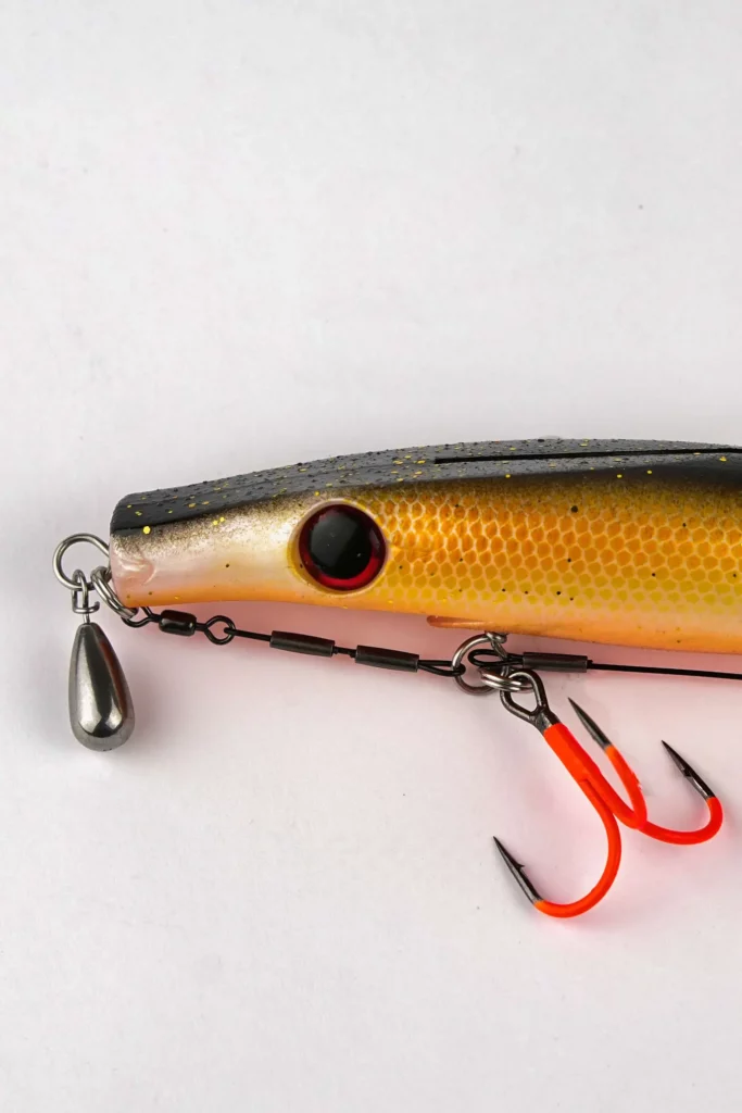 Montage brochet leurre souple Shallow Rig