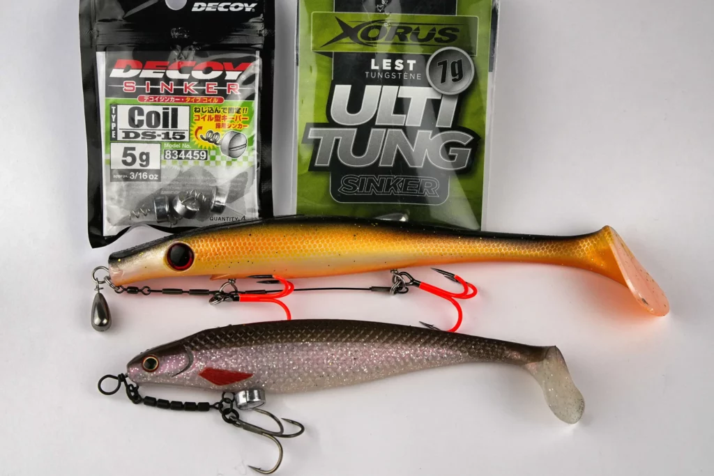 Montage brochet leurre souple Shallow Rig