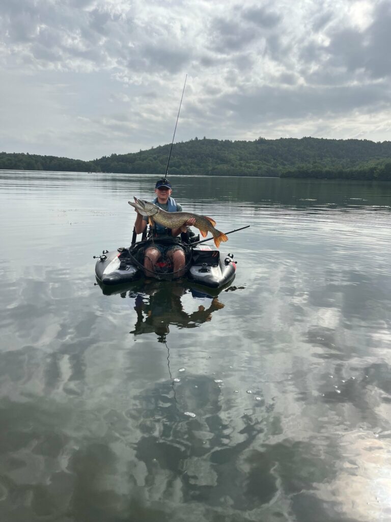 Brochet de 115 cm pris par Pierre
