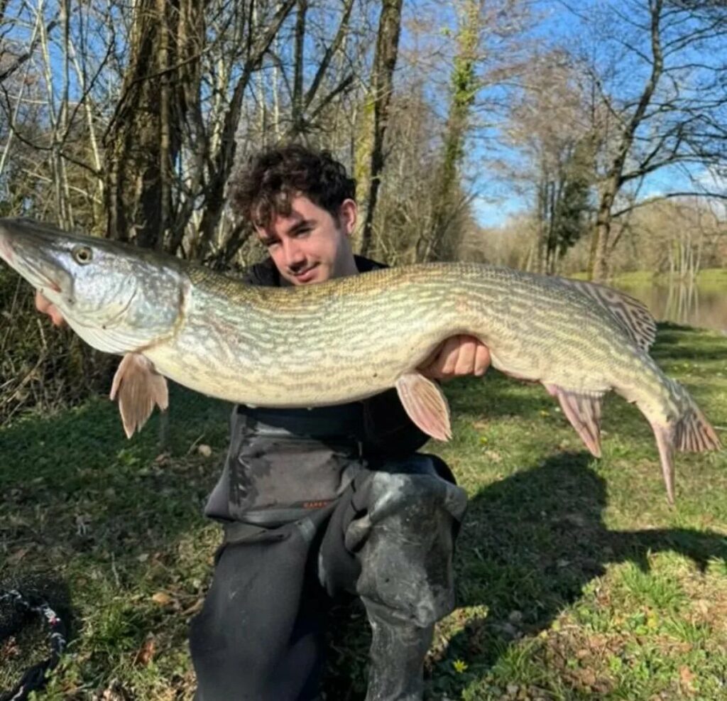 Brochet de 98 cm pris par Mathis