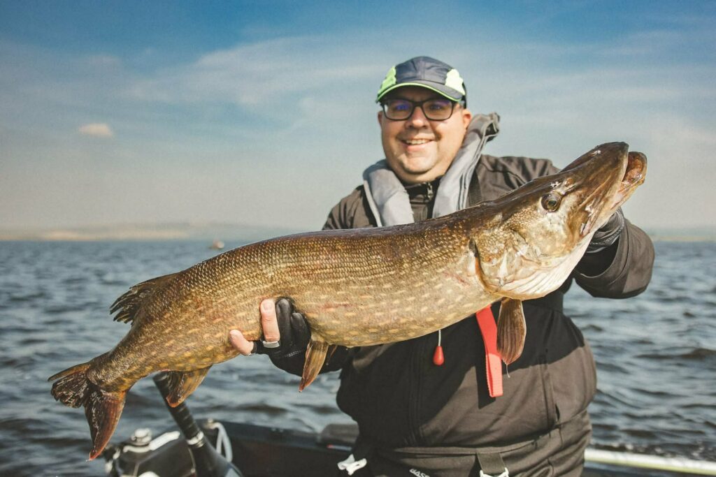 Brochet de 95 cm pris par Sébastien