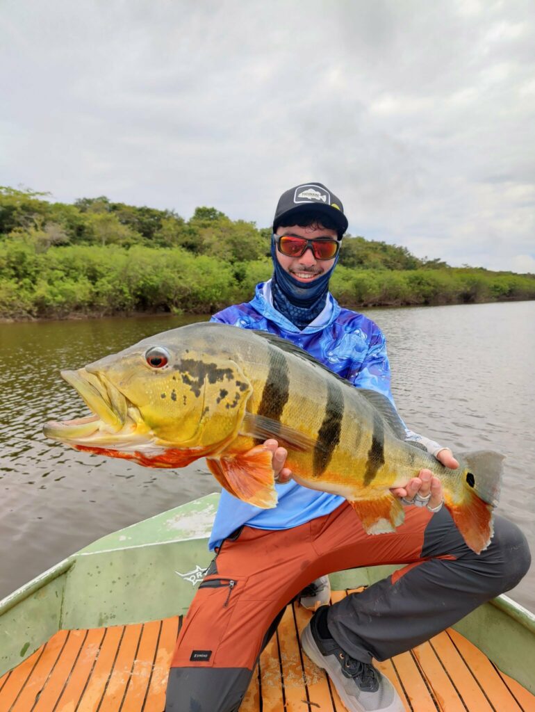 Peacock bass de 74 cm pris par Maël