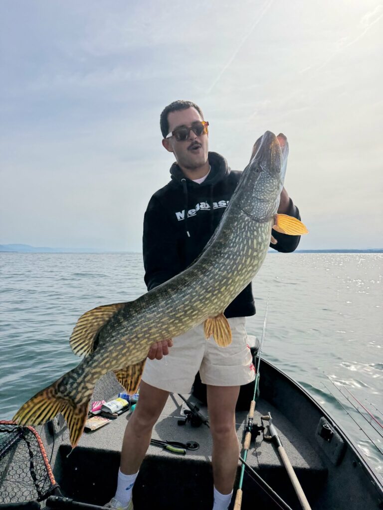 Brochet de 112 cm pris par Tobia